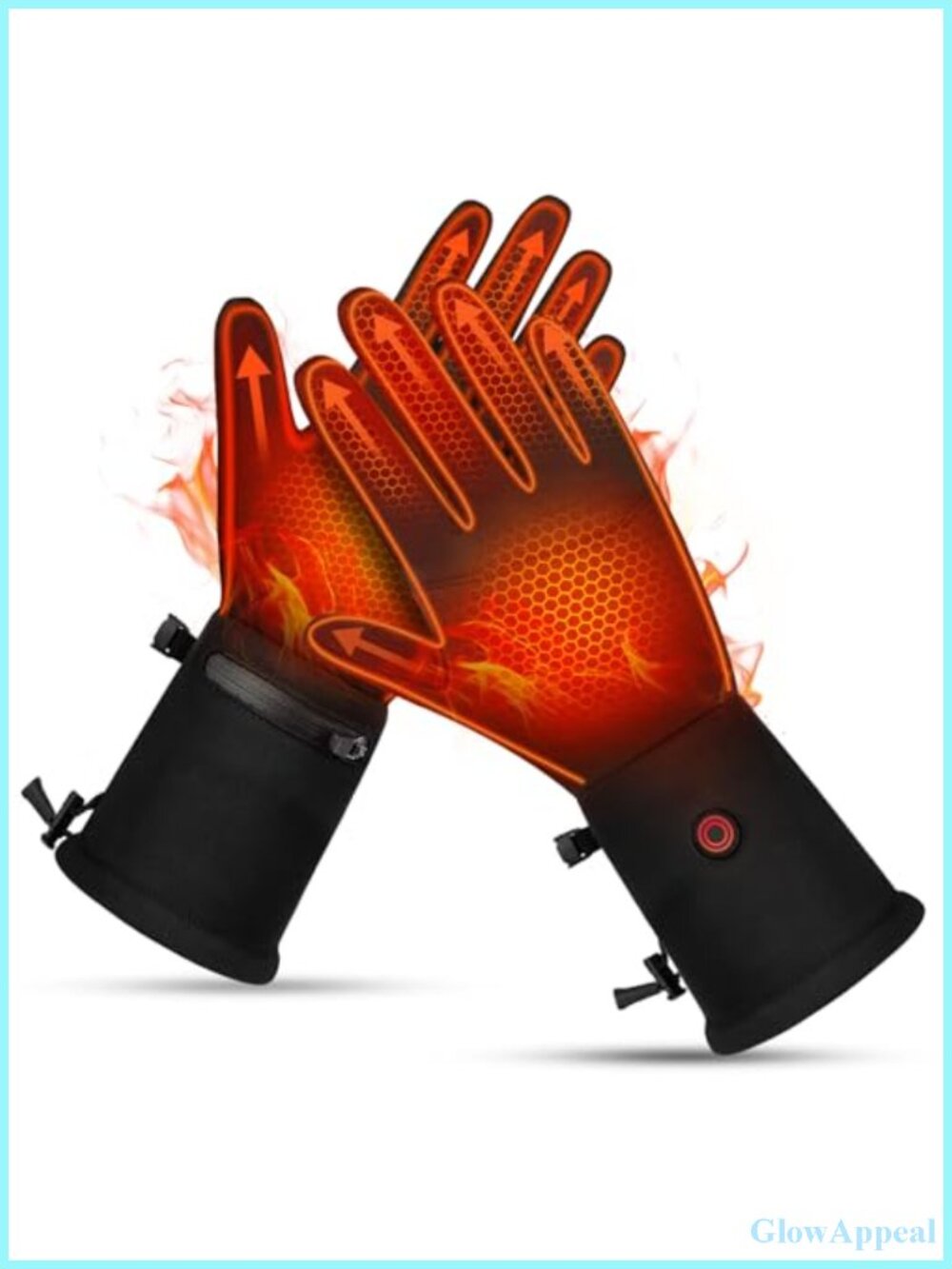 Rechargeable Heated Gloves for Men and Women with 3 Heat Settings